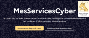 Image du site Mes services cyber de l'ANSSI