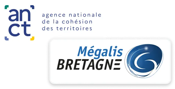 Logos de l'ANCT et de Mégalis Bretagne